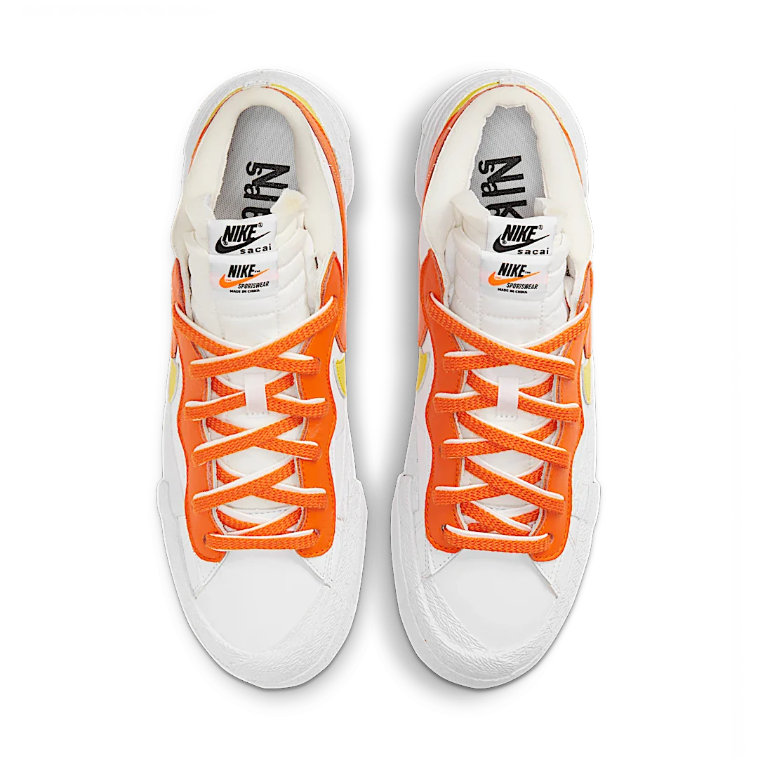 Nike Blazer Low sacai White Magma Orange