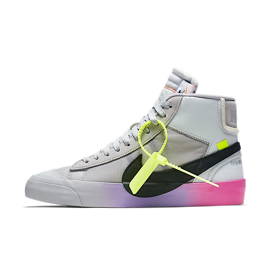 Nike Blazer Mid Off-White Wolf Grey Serena Queen