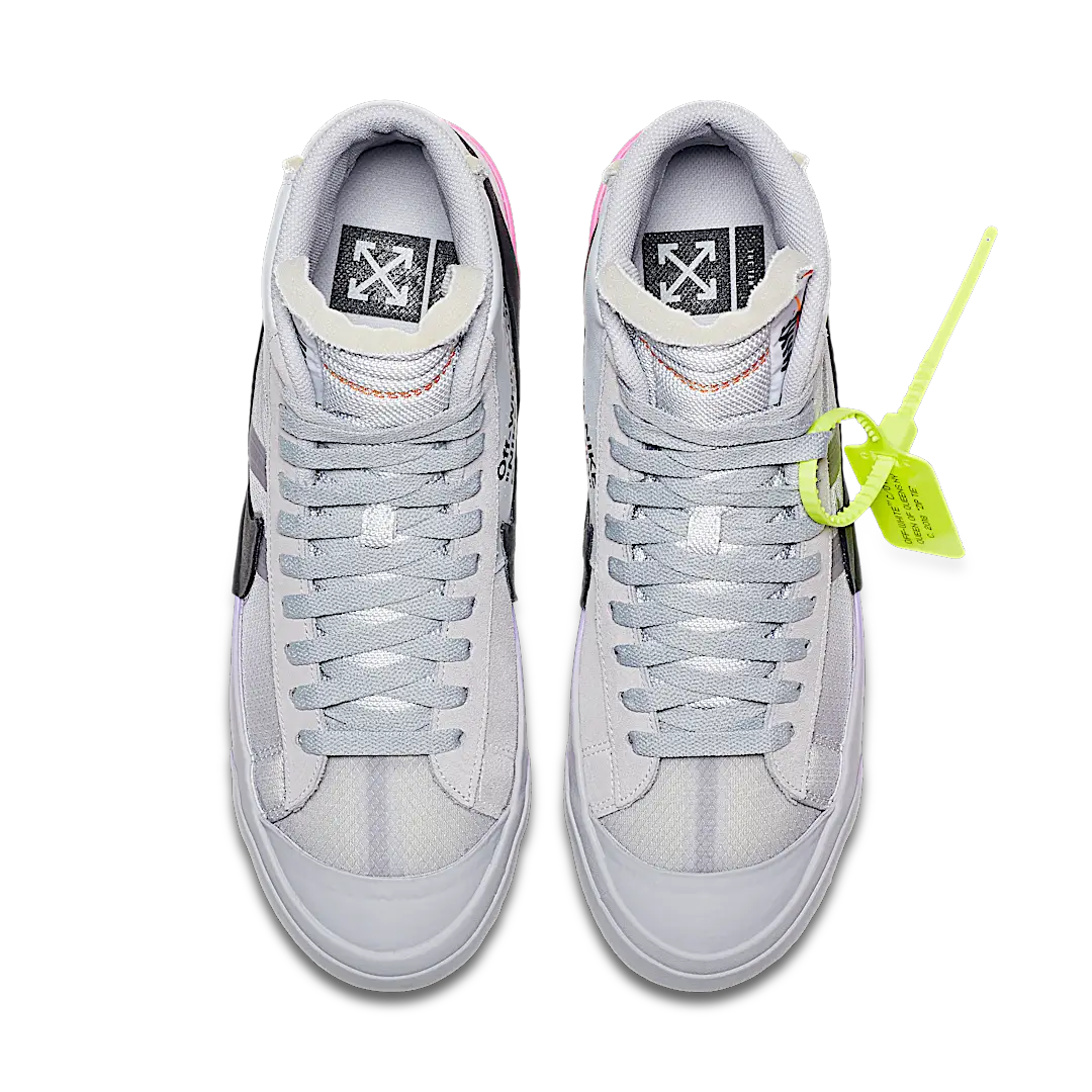 Nike Blazer Mid Off-White Wolf Grey Serena Queen