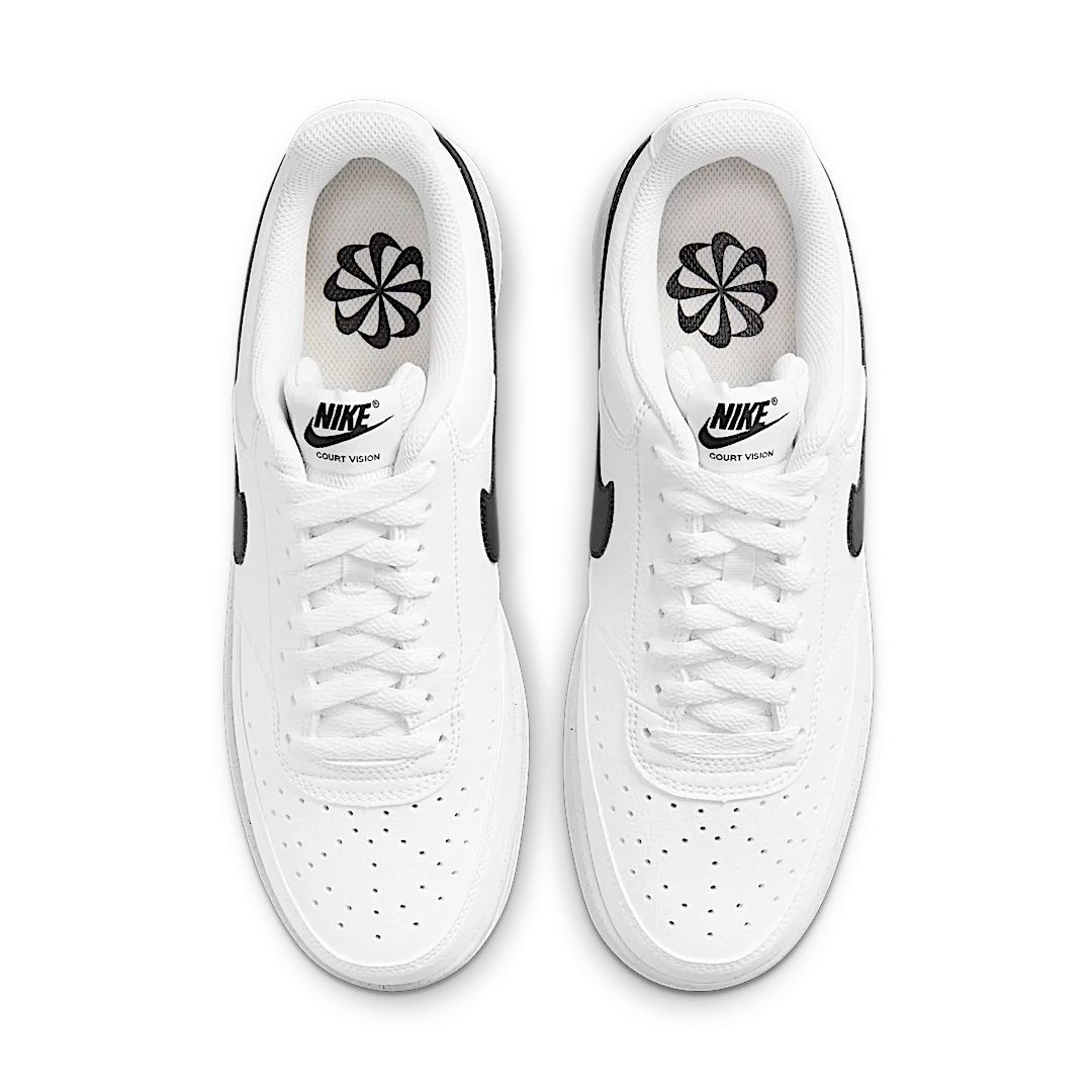 Nike Court Vision Low Next Nature White Black