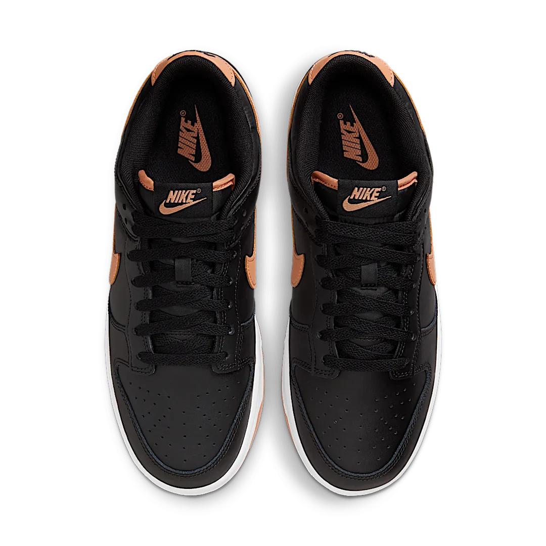 Nike Dunk Low Black Amber Brown