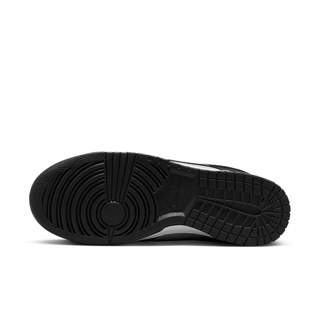 Nike Dunk Low Black Total Orange Mini Swoosh