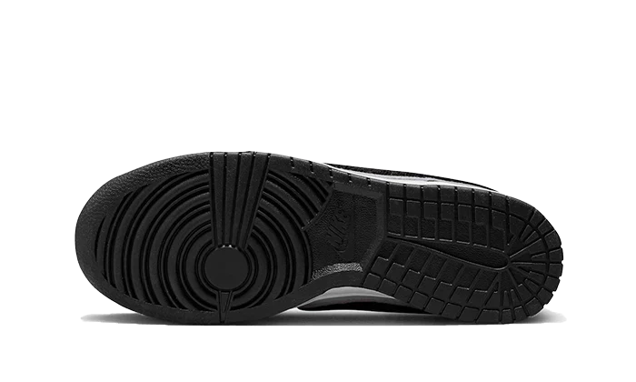 Nike Dunk Low Chenille Swoosh Black Grey