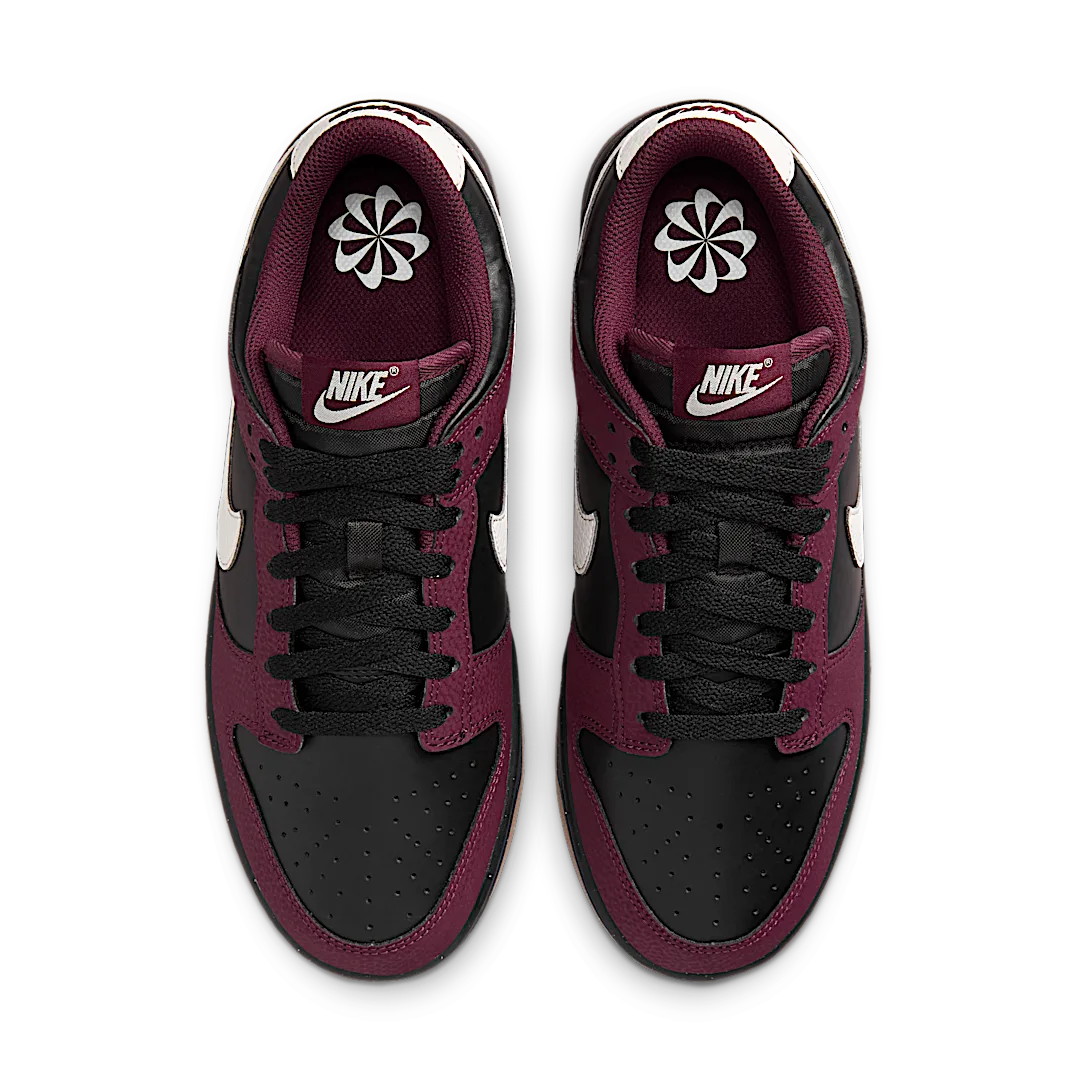 Nike Dunk Low Next Nature Burgundy Crush Black
