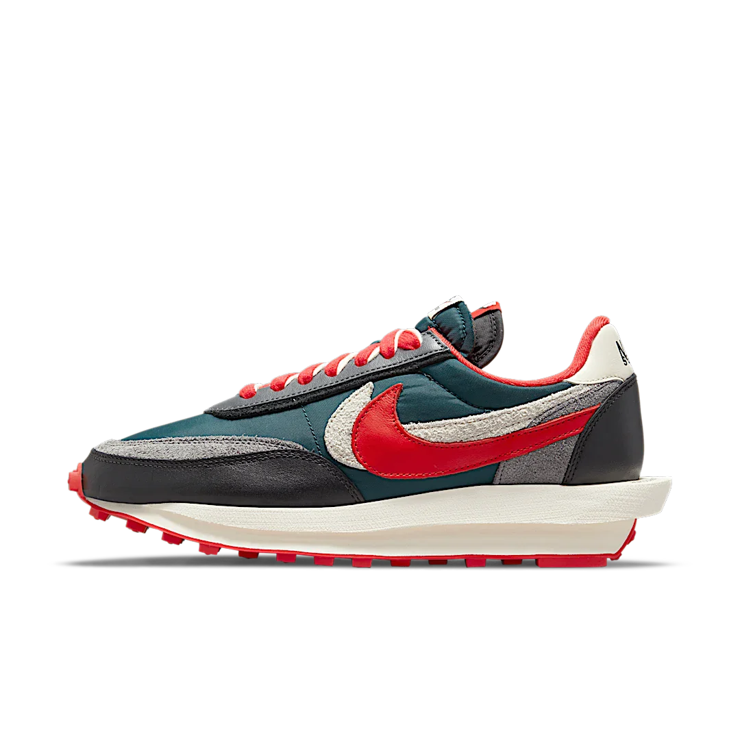 Nike LD Waffle sacai Undercover Midnight Spruce University Red