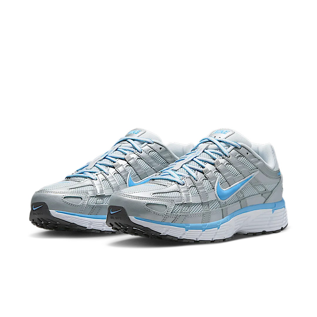 Nike P-6000 Metallic Platinum Pure Platinum Metallic Silver University Blue