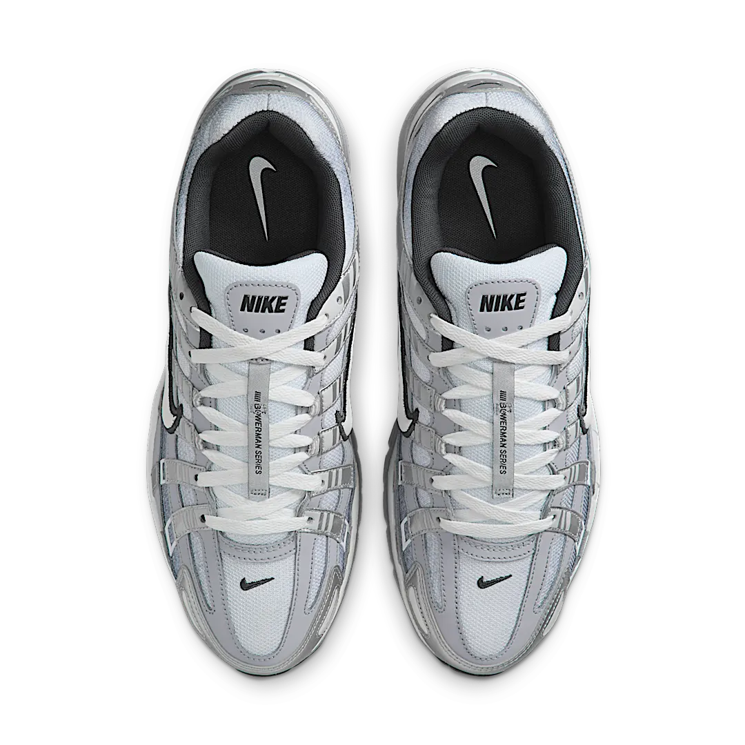 Nike P-6000 Metallic Silver Summit White-Wolf Grey