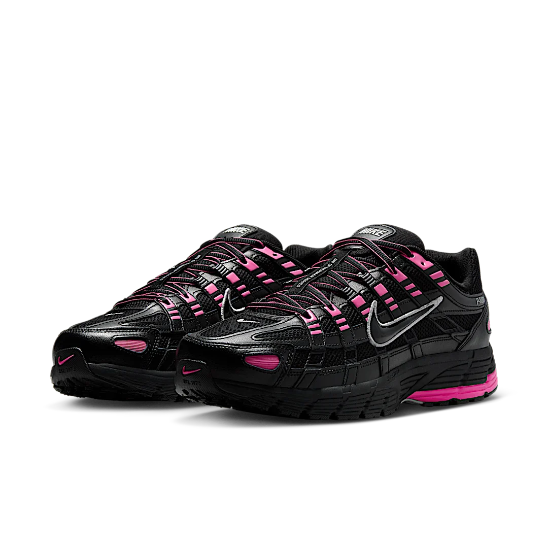 Nike P-6000 Pink Blast Metallic Silver Black