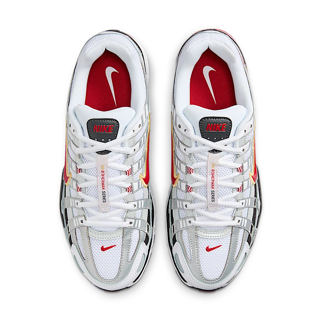 Nike P-6000 Platinum Varsity Red