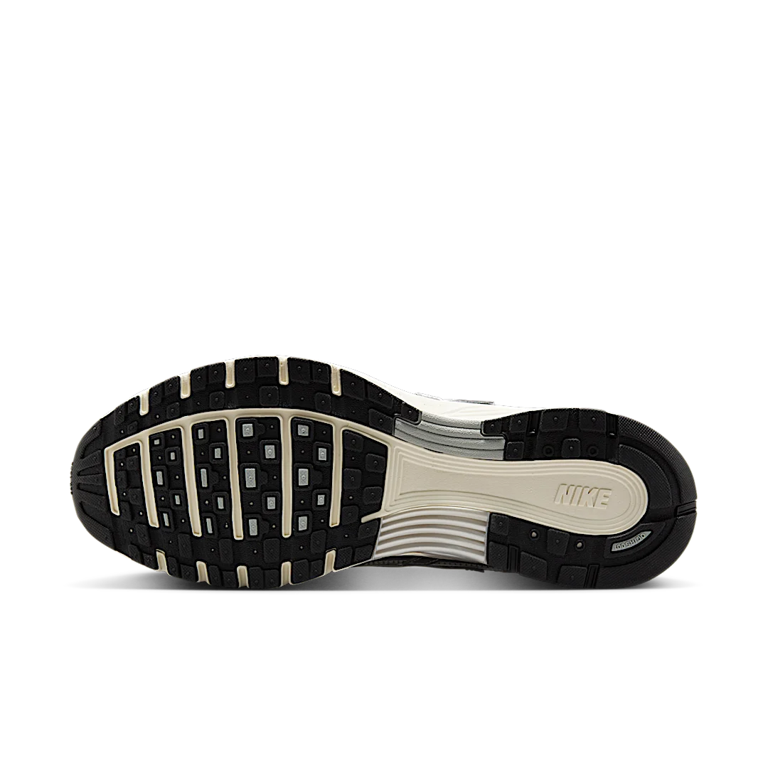 Nike P-6000 White Metallic Silver Flat Silver Black
