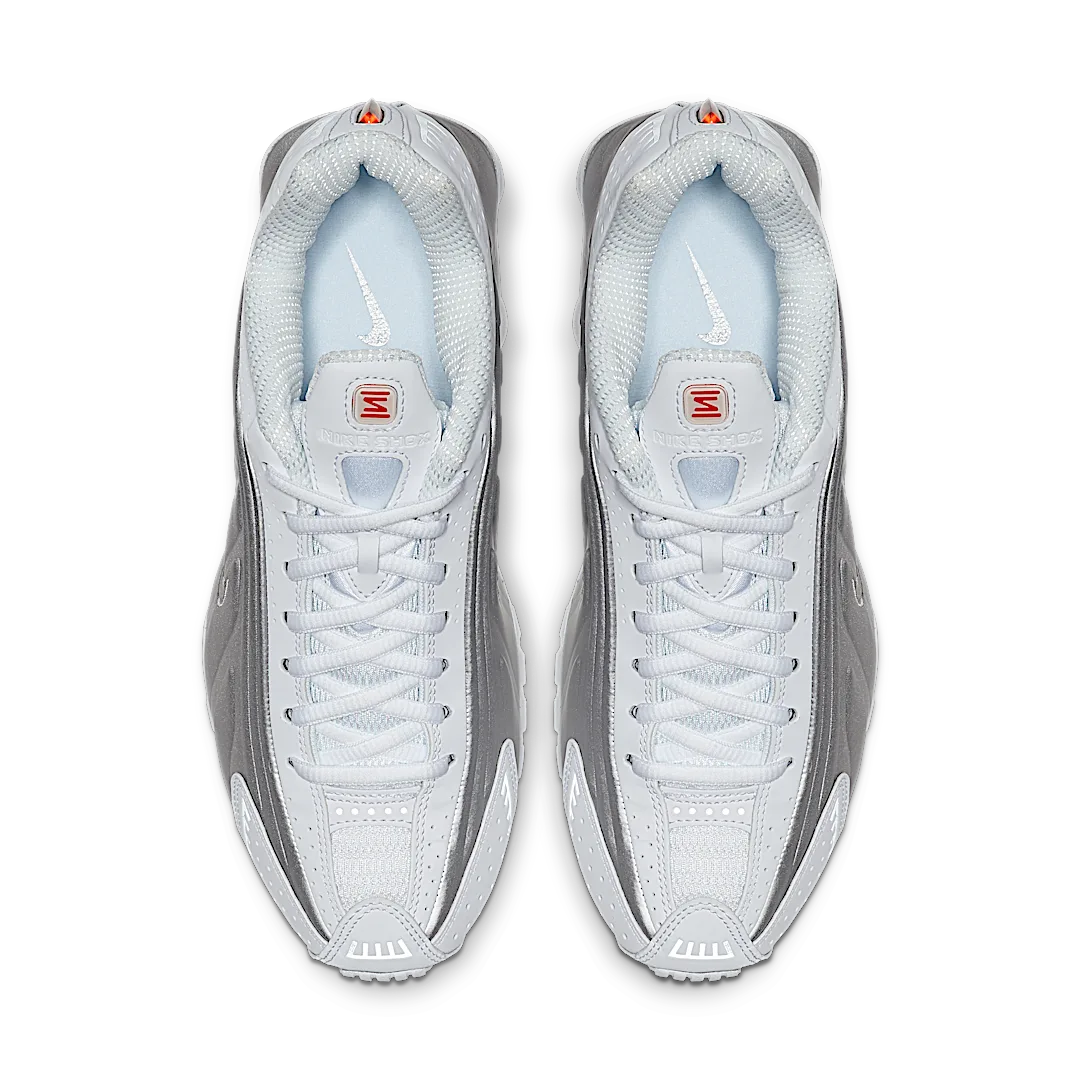 Nike Shox R4 White Metallic Silver