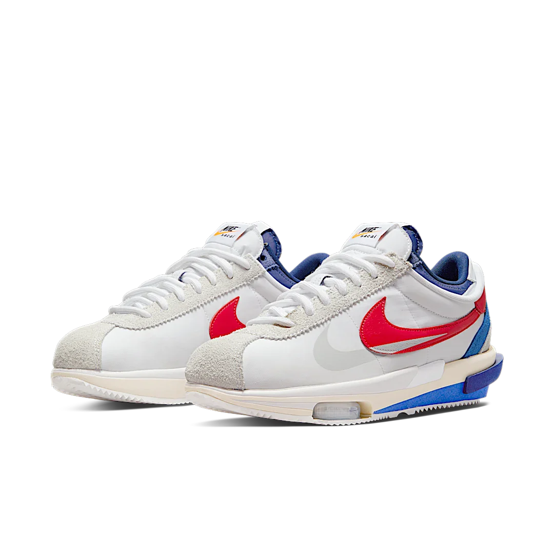Nike Zoom Cortez SP sacai White University Red Blue