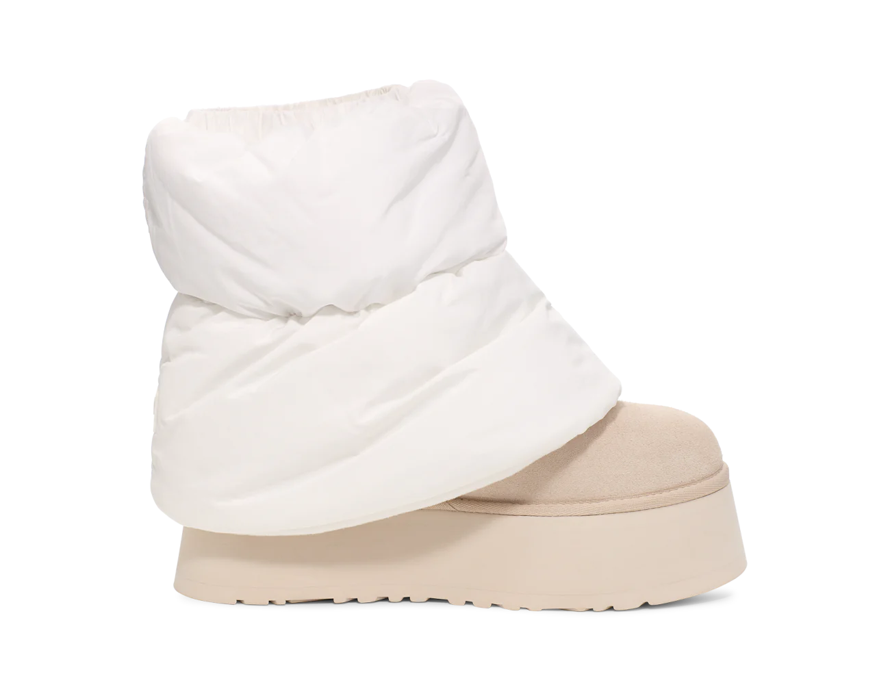UGG Classic Mini Dipper Puffer Boot White Ceramic