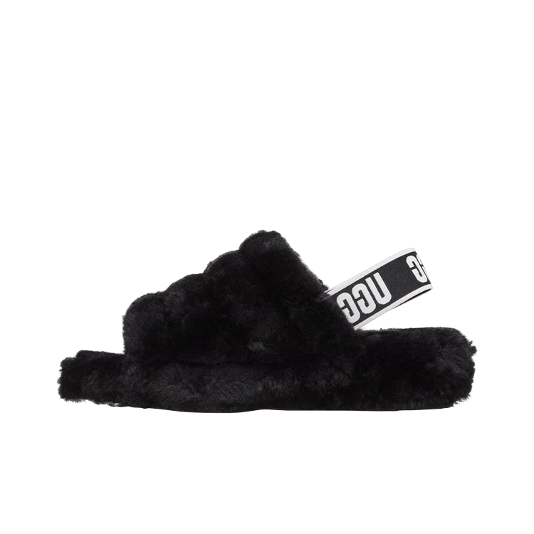 UGG Fluff Yeah Slide Black