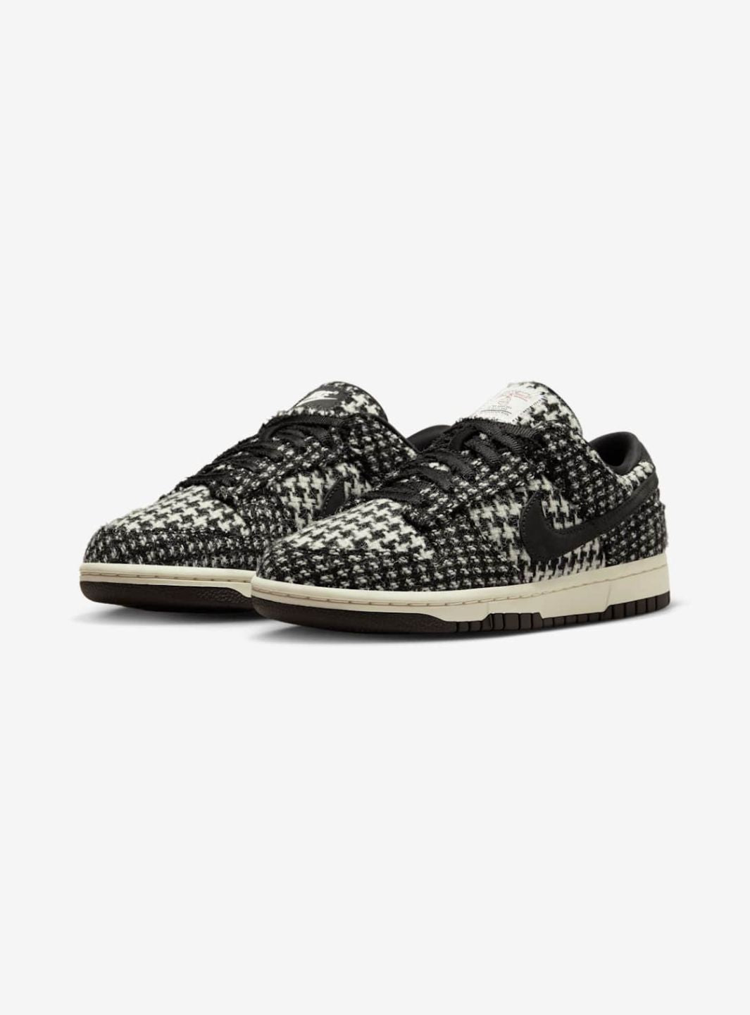Nike Dunk Low Harris Tweed White Black Multi (W)