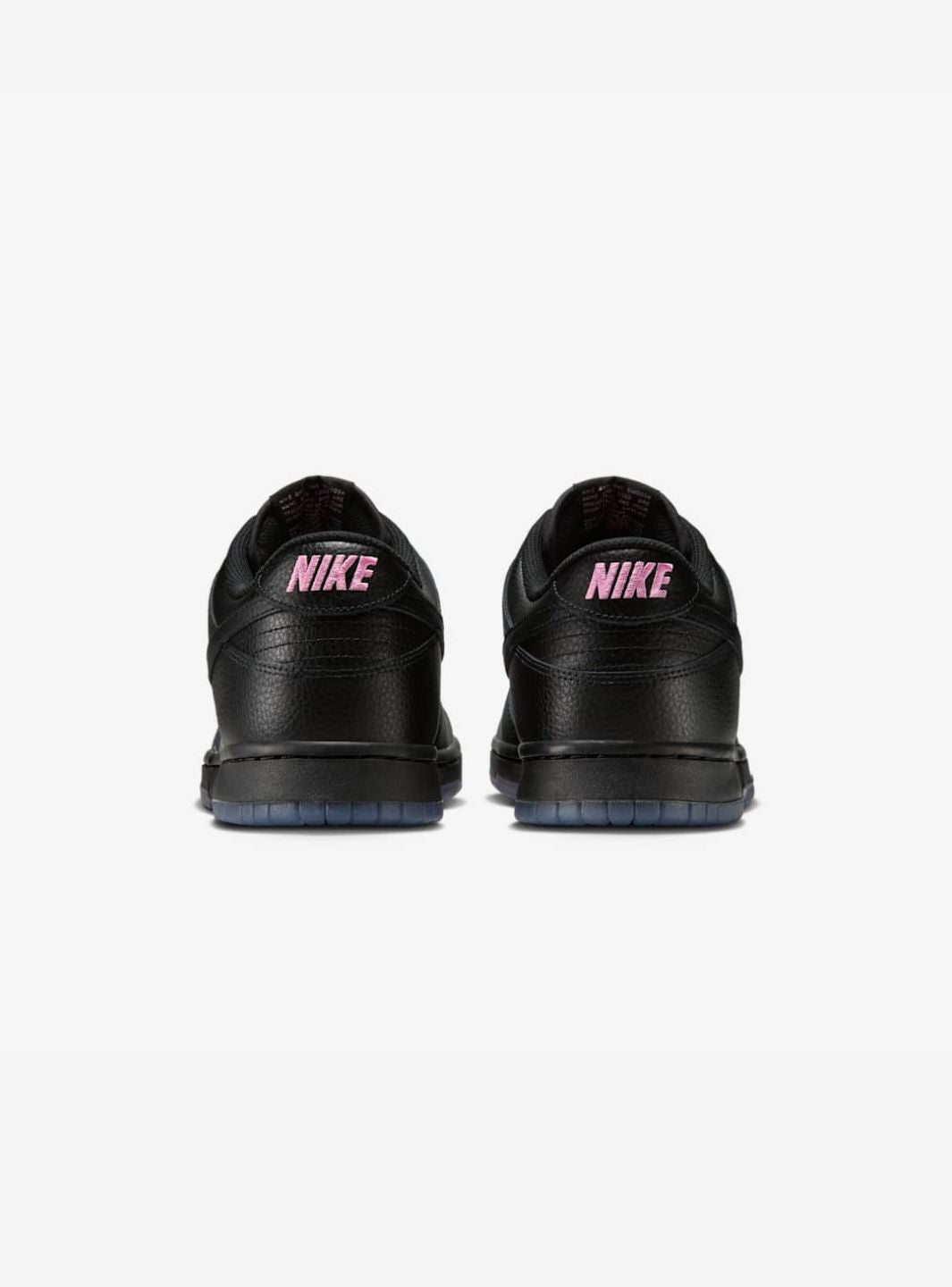 Nike Dunk Low Retro Transparent Black Pink Rise