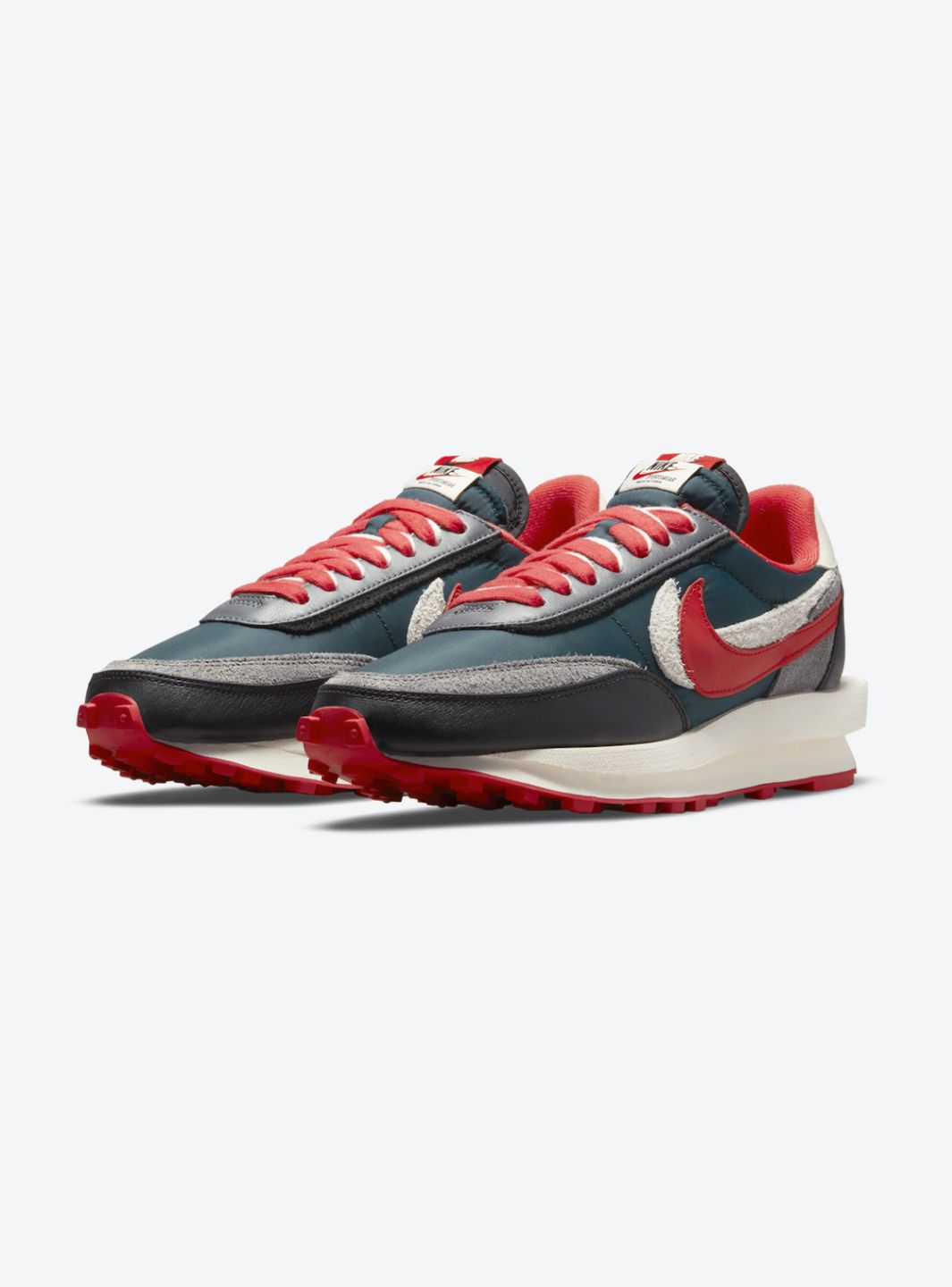 Nike LD Waffle Sacai Undercover Midnight Spruce University Red