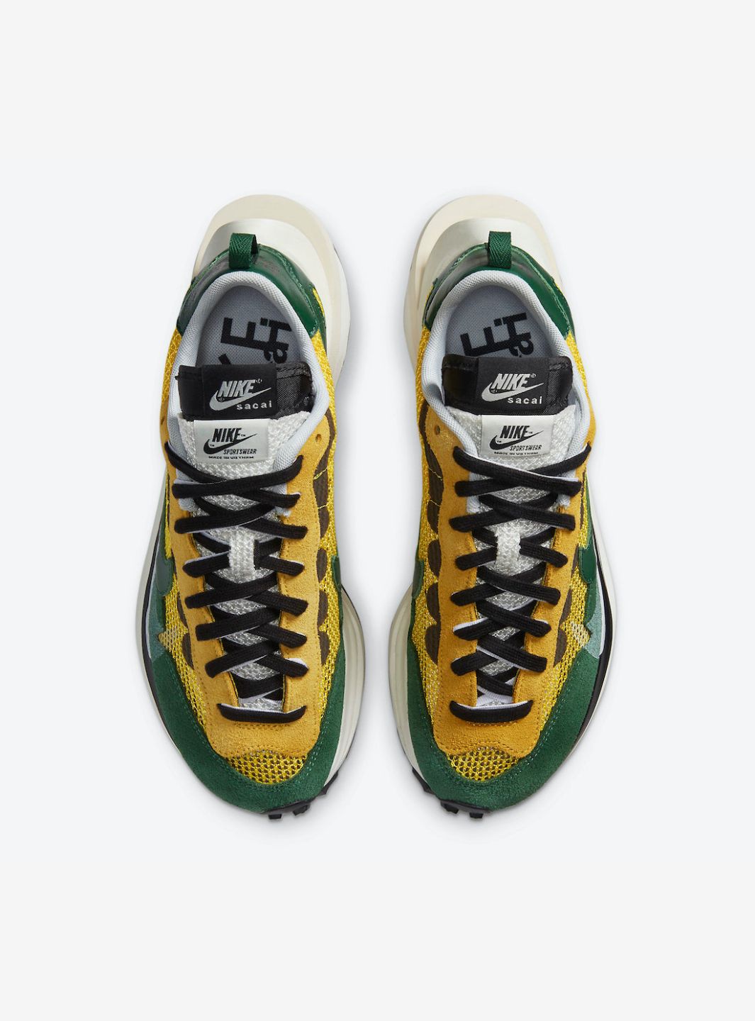 Nike Vaporwaffle Sacai Tour Yellow Stadium Green