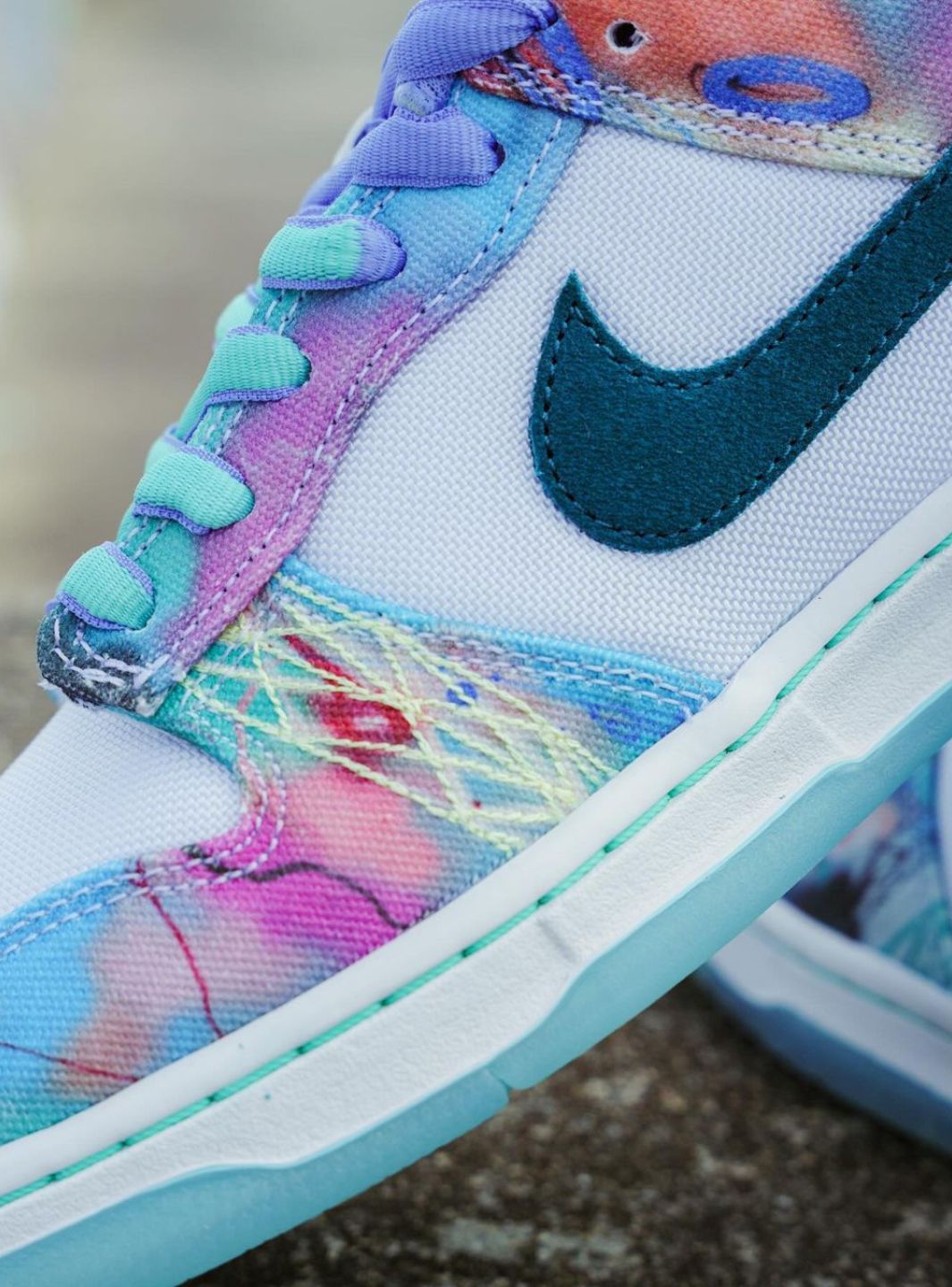 Nike SB Dunk Low Futura Laboratories Bleached Aqua