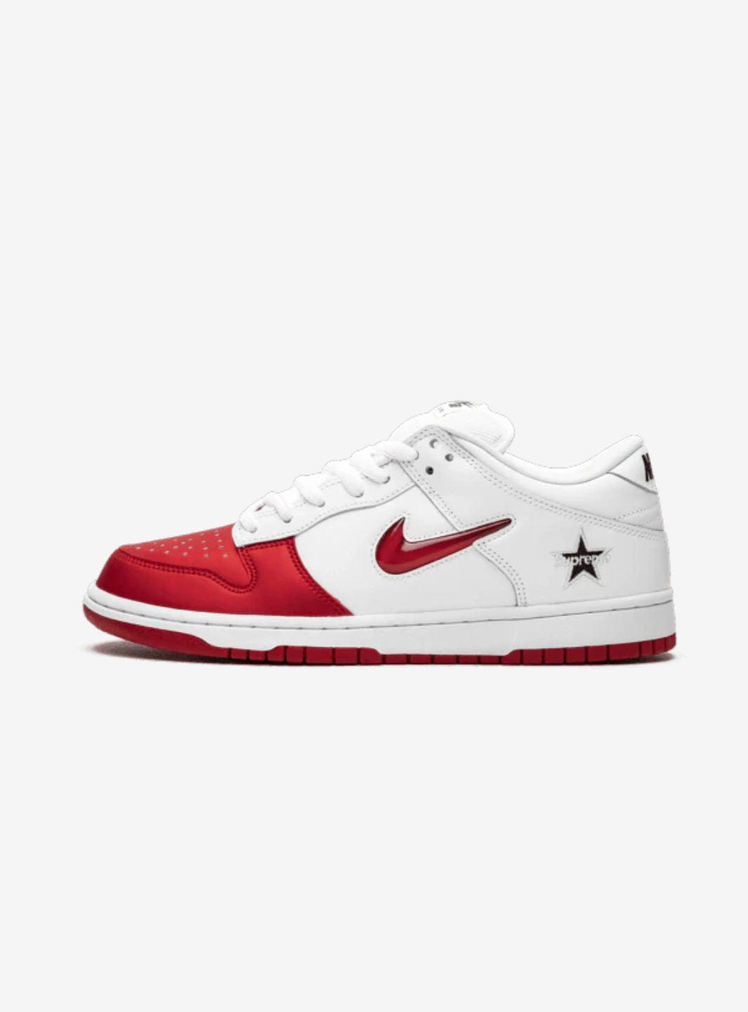 Nike SB Dunk Low Supreme Jewel Swoosh Red