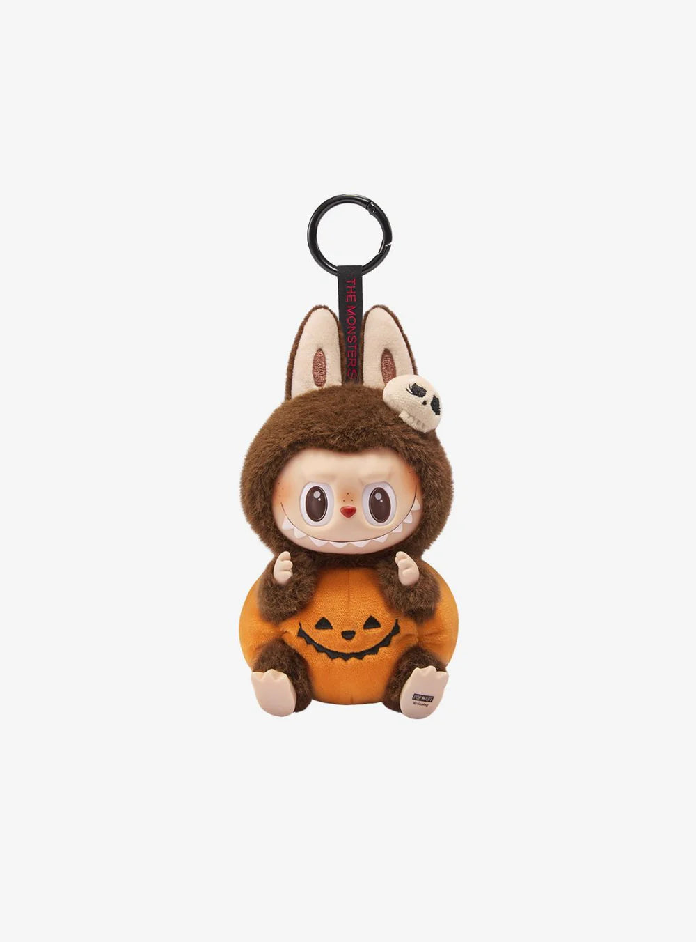 Pop Mart Labubu Happy Halloween Party Series-Sitting Pumpkin Vinyl Plush Pendant 1 of 1