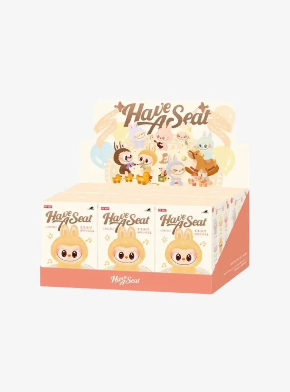 Pop Mart Labubu The Monsters Have a Seat Vinyl Plush Sealed Case (6 Blind Box)