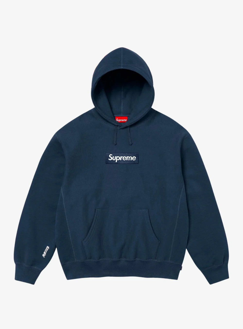 Supreme Box Logo Hooded Sweatshirt Navy (FW25)