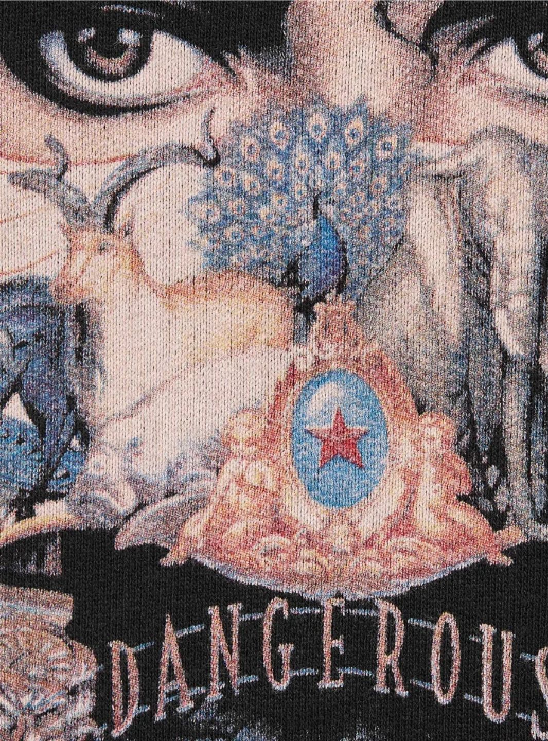 Supreme Michael Jackson Dangerous Zip Up Hooded Sweatshirt Black