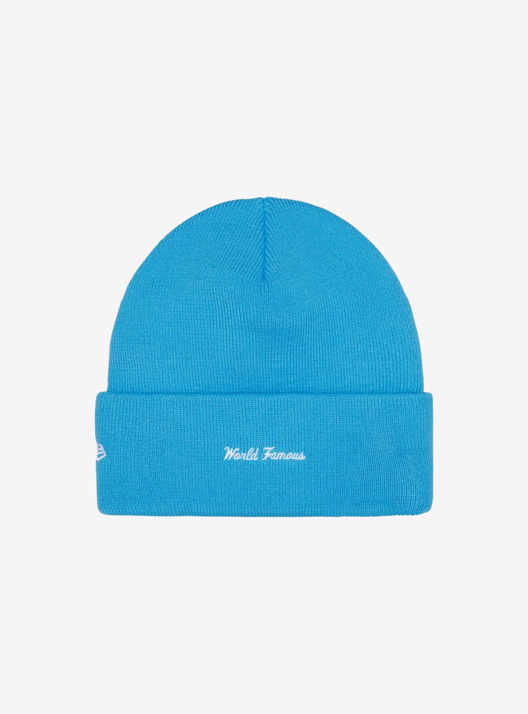 Supreme New Era Box Logo Beanie Cyan (FW25)