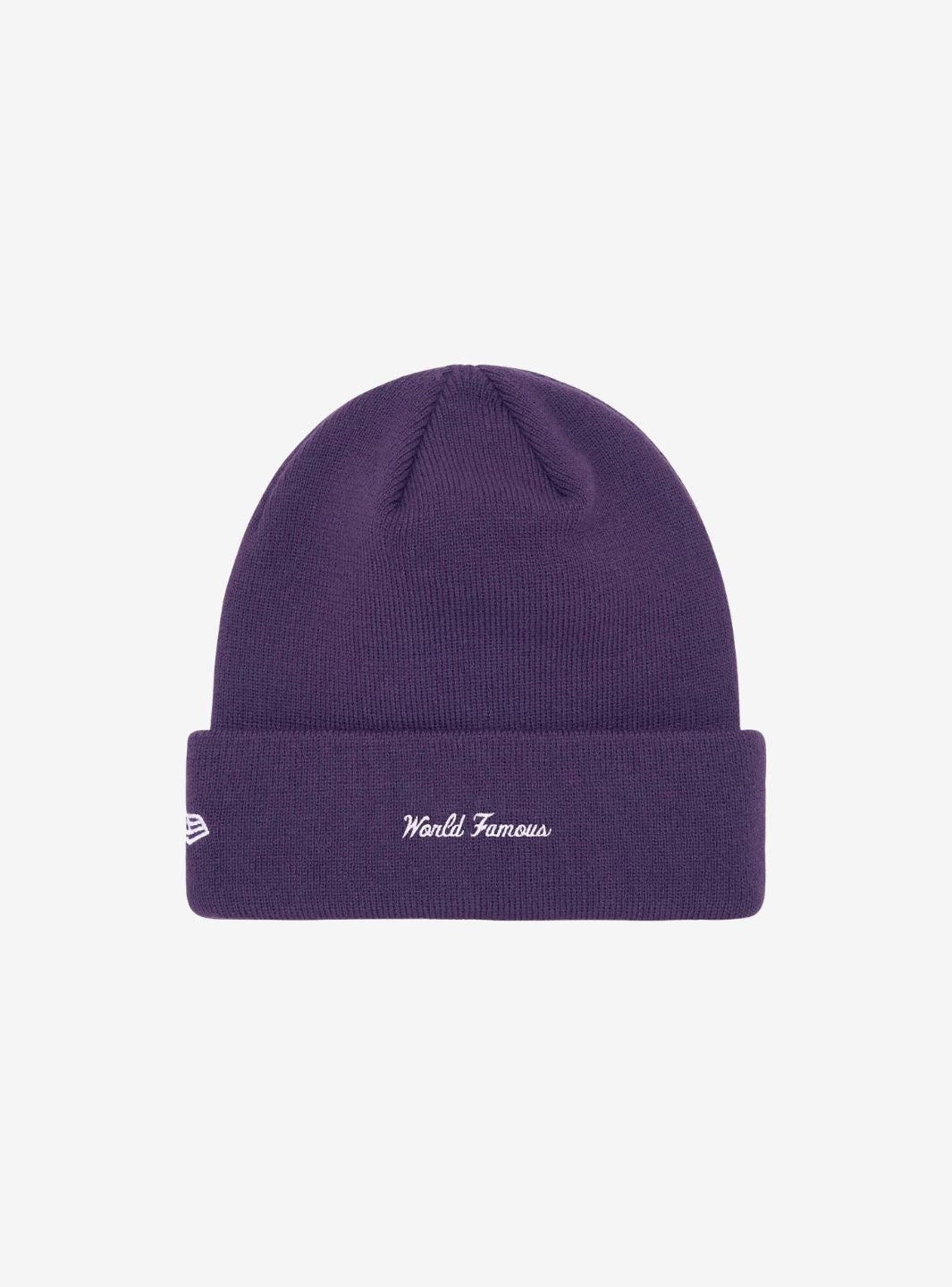 Supreme New Era Box Logo Beanie Dark Purple (FW23)