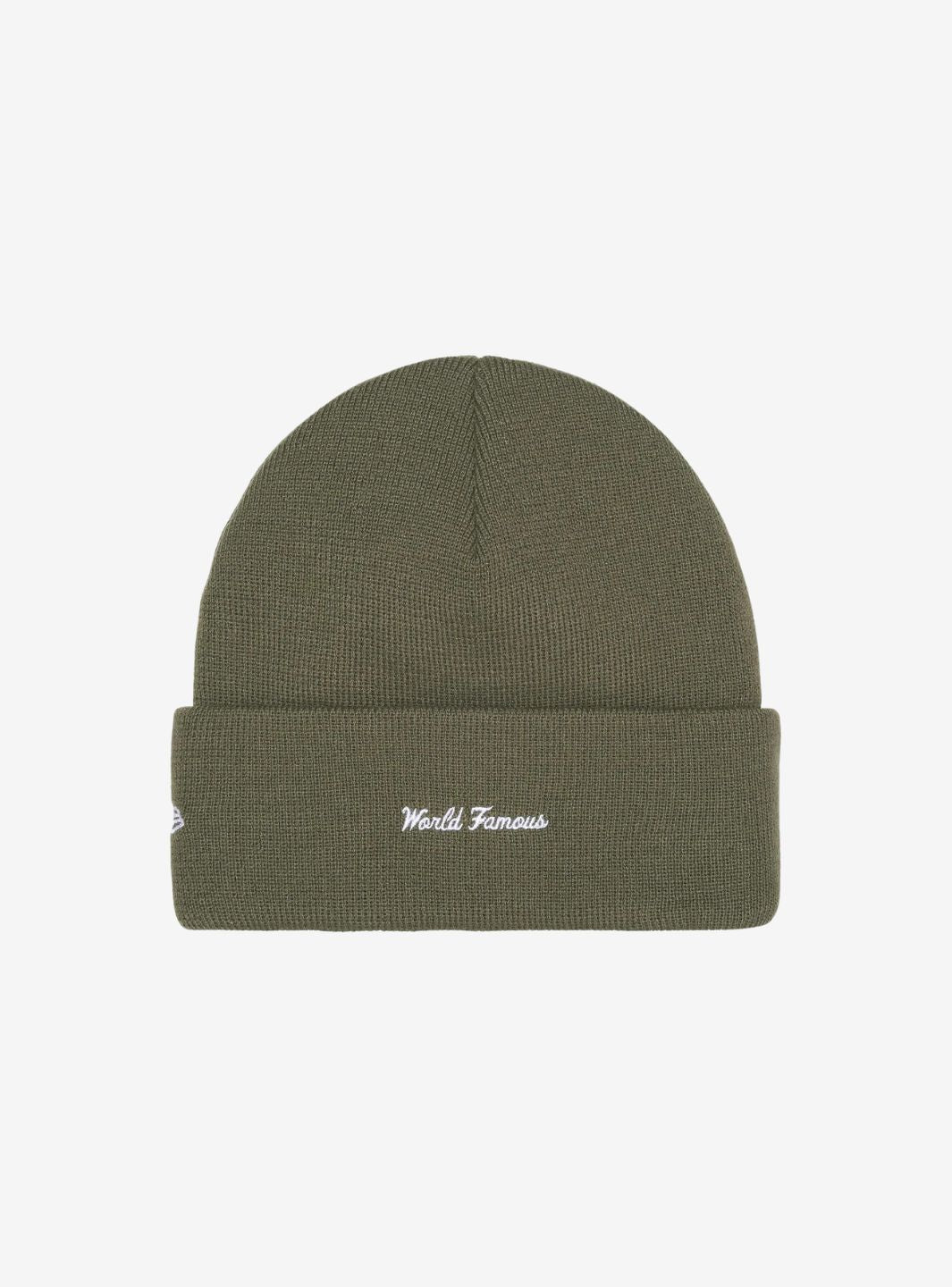 Supreme New Era Box Logo Beanie Light Olive (FW25)