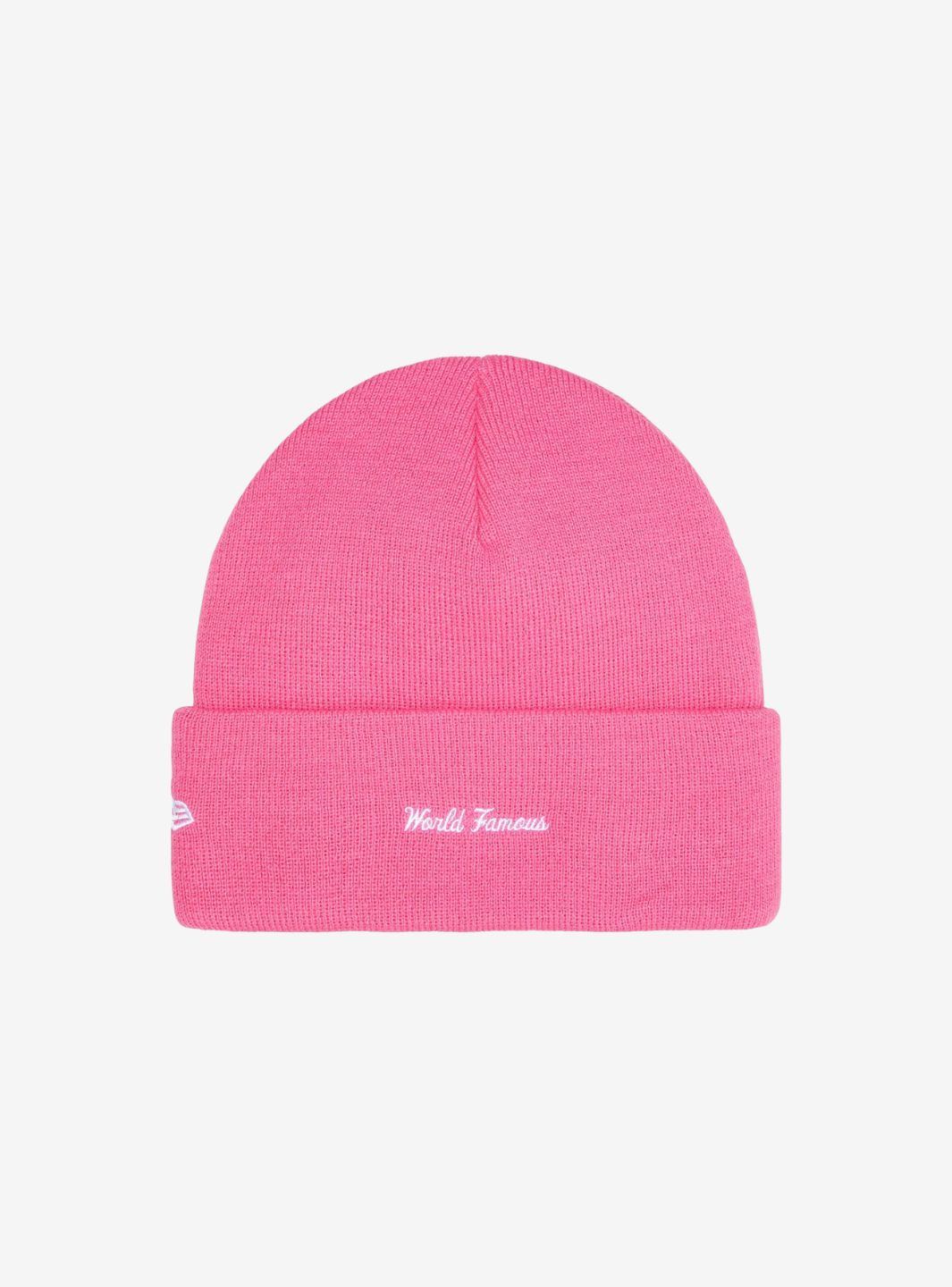 Supreme New Era Box Logo Beanie Magenta (FW25)