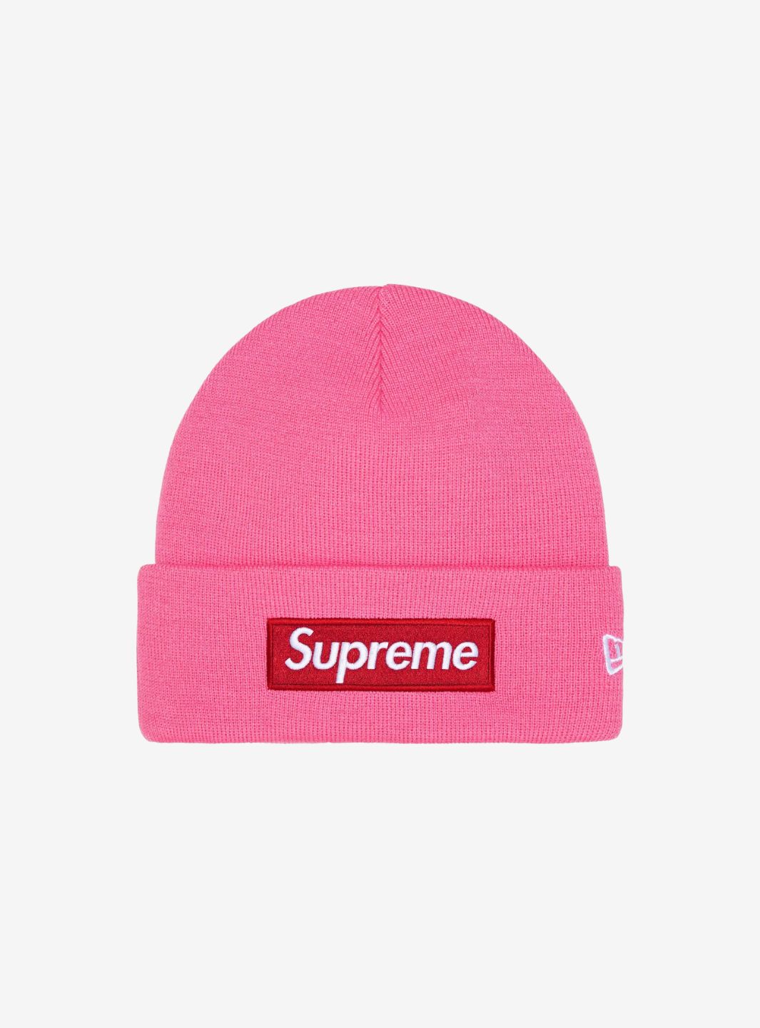 Supreme New Era Box Logo Beanie Magenta (FW25)