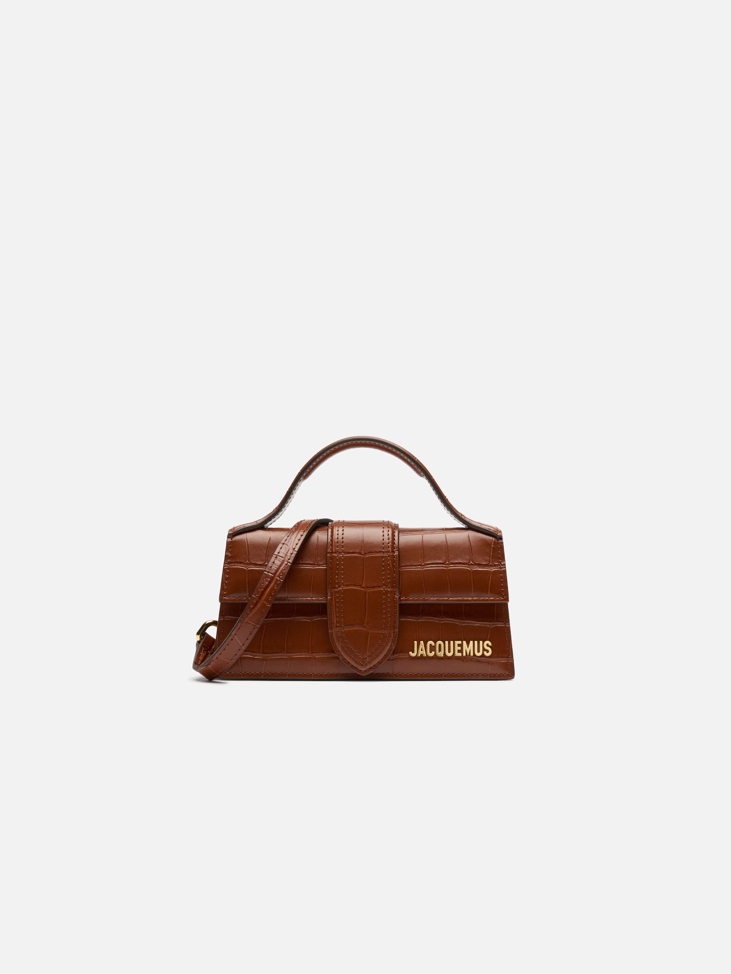 Jacquemus Bambino Croco Brown
