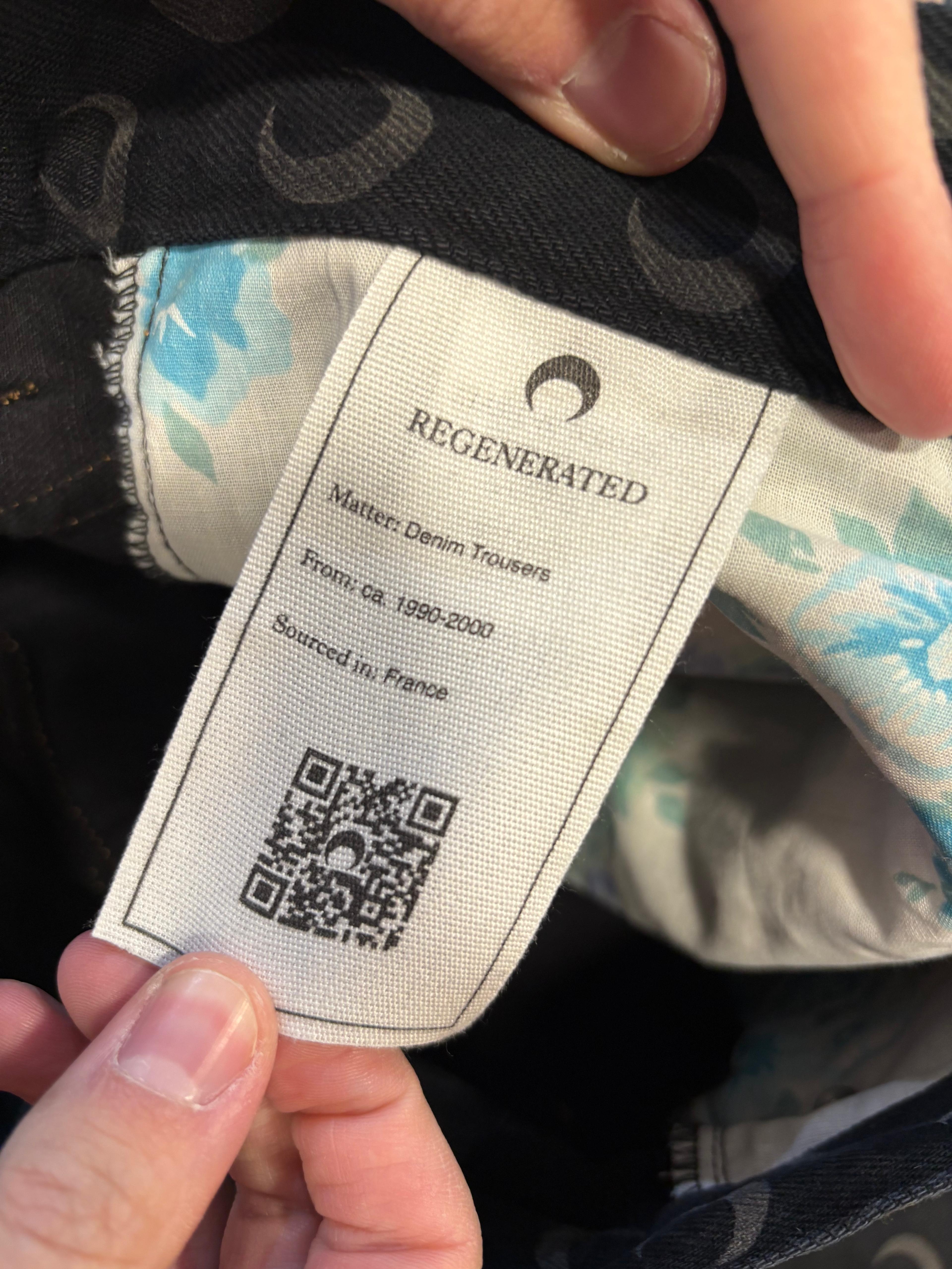 Marine Serre Denim Pants S