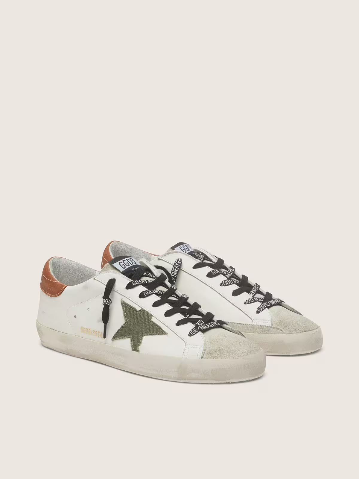 Super-Star Uomo con stella in canvas verde oliva