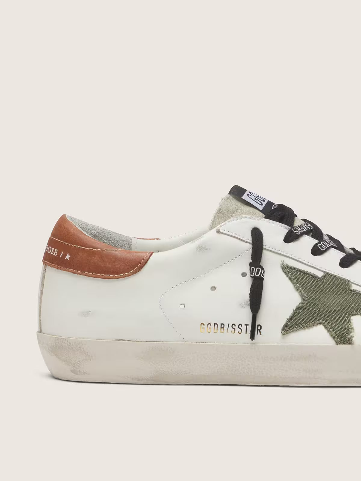 Super-Star Uomo con stella in canvas verde oliva