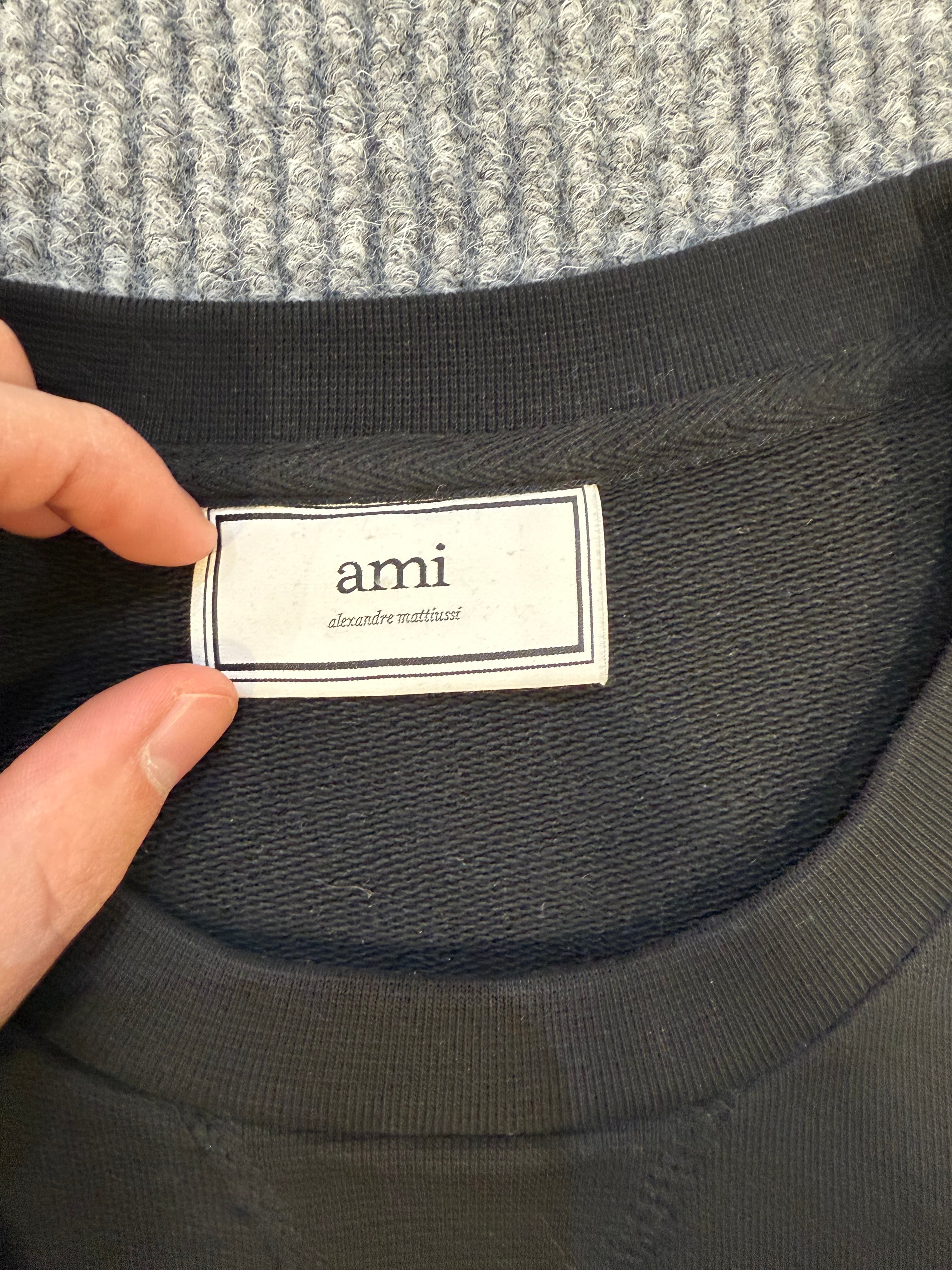Ami Crewneck Black XL