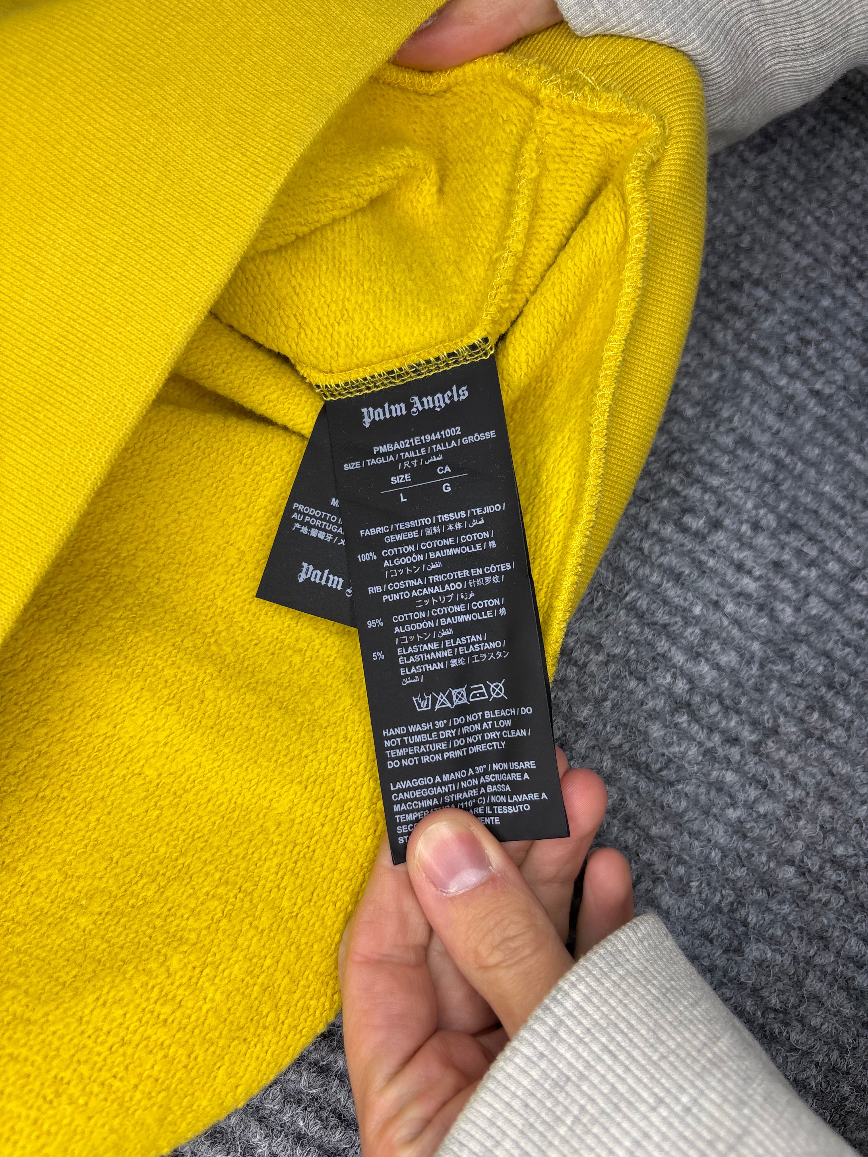 Palm Angels Crewneck Yellow L