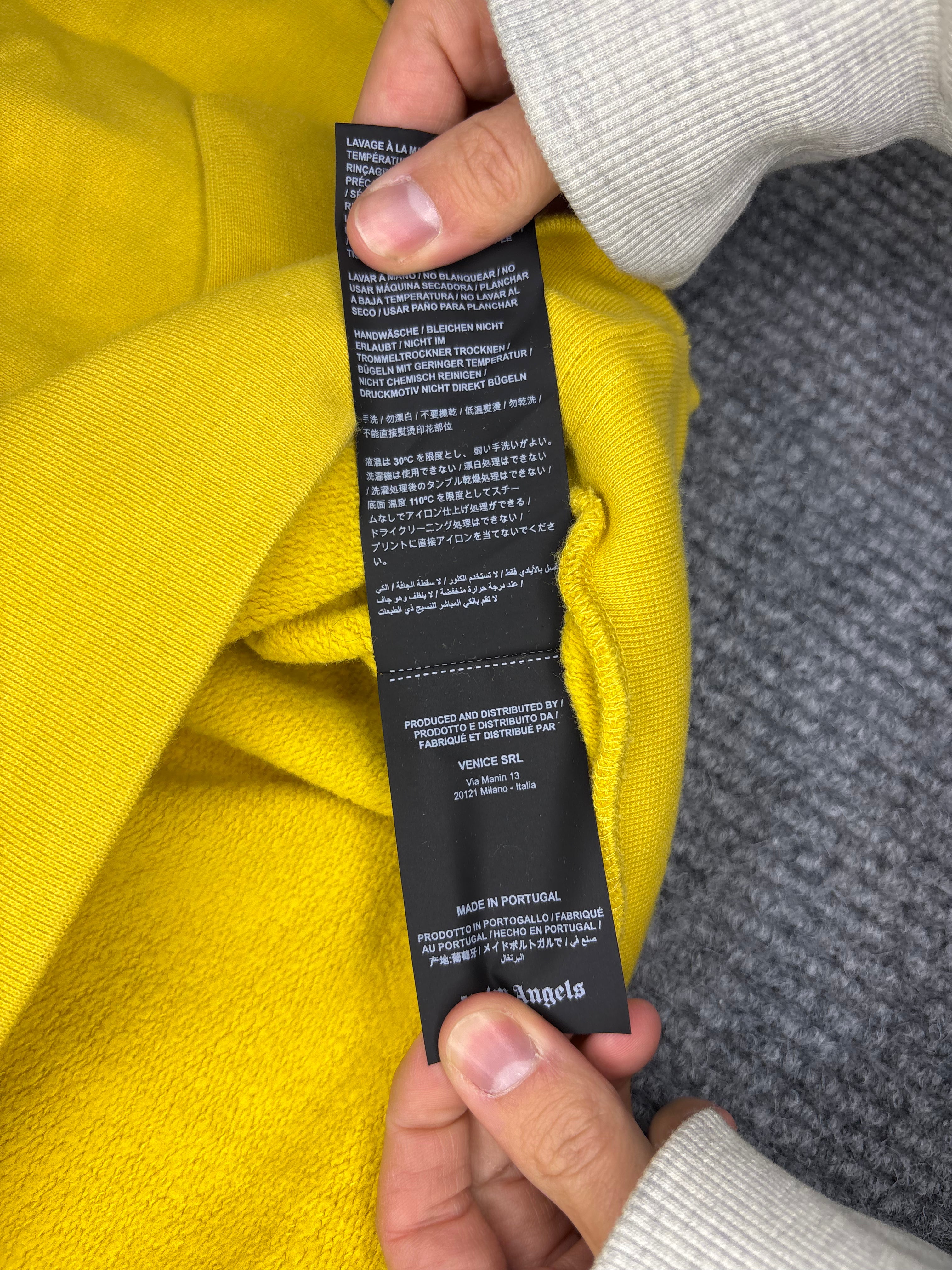 Palm Angels Crewneck Yellow L