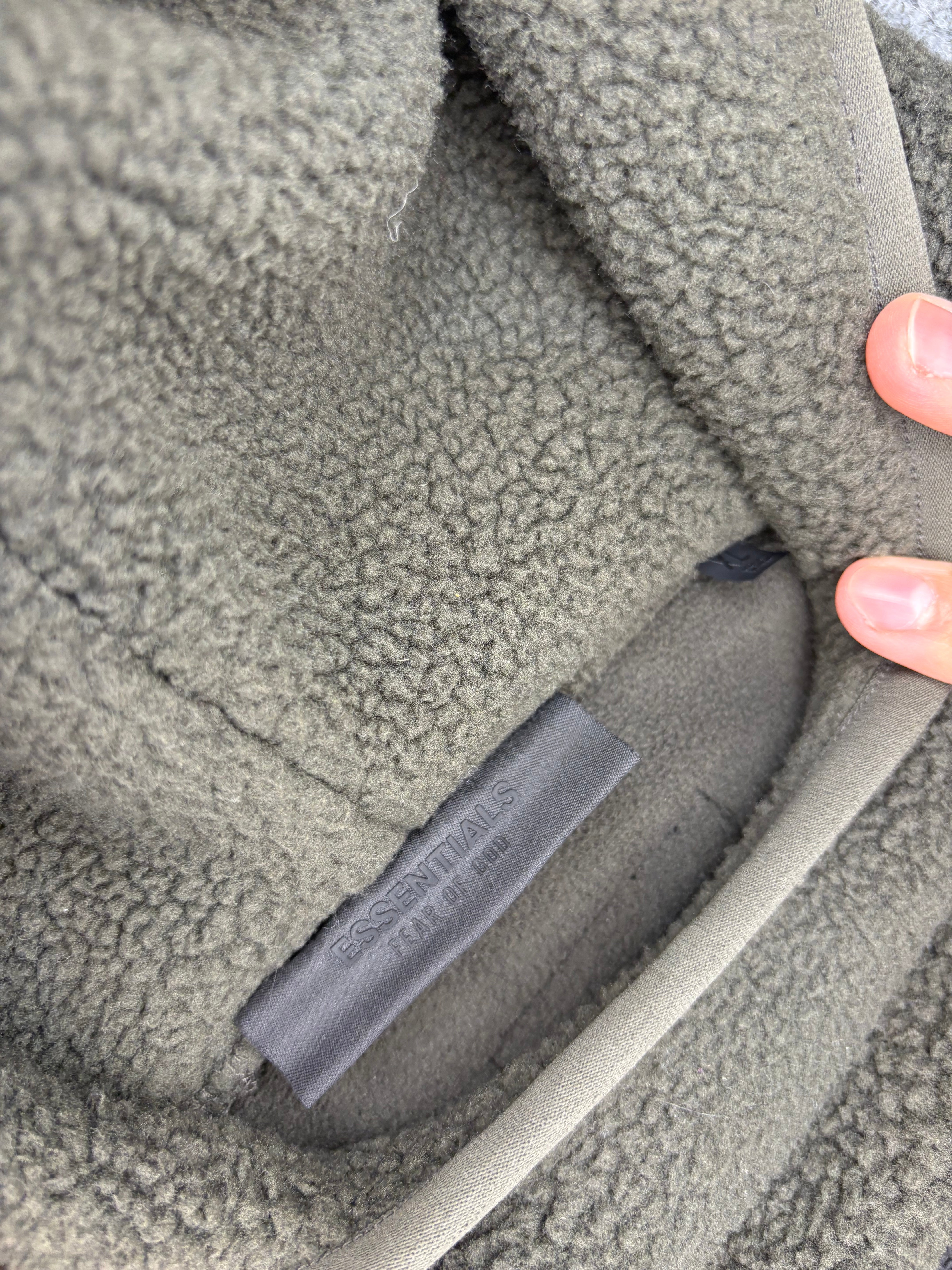 Essentials Fear Of God Fleece Olive XL