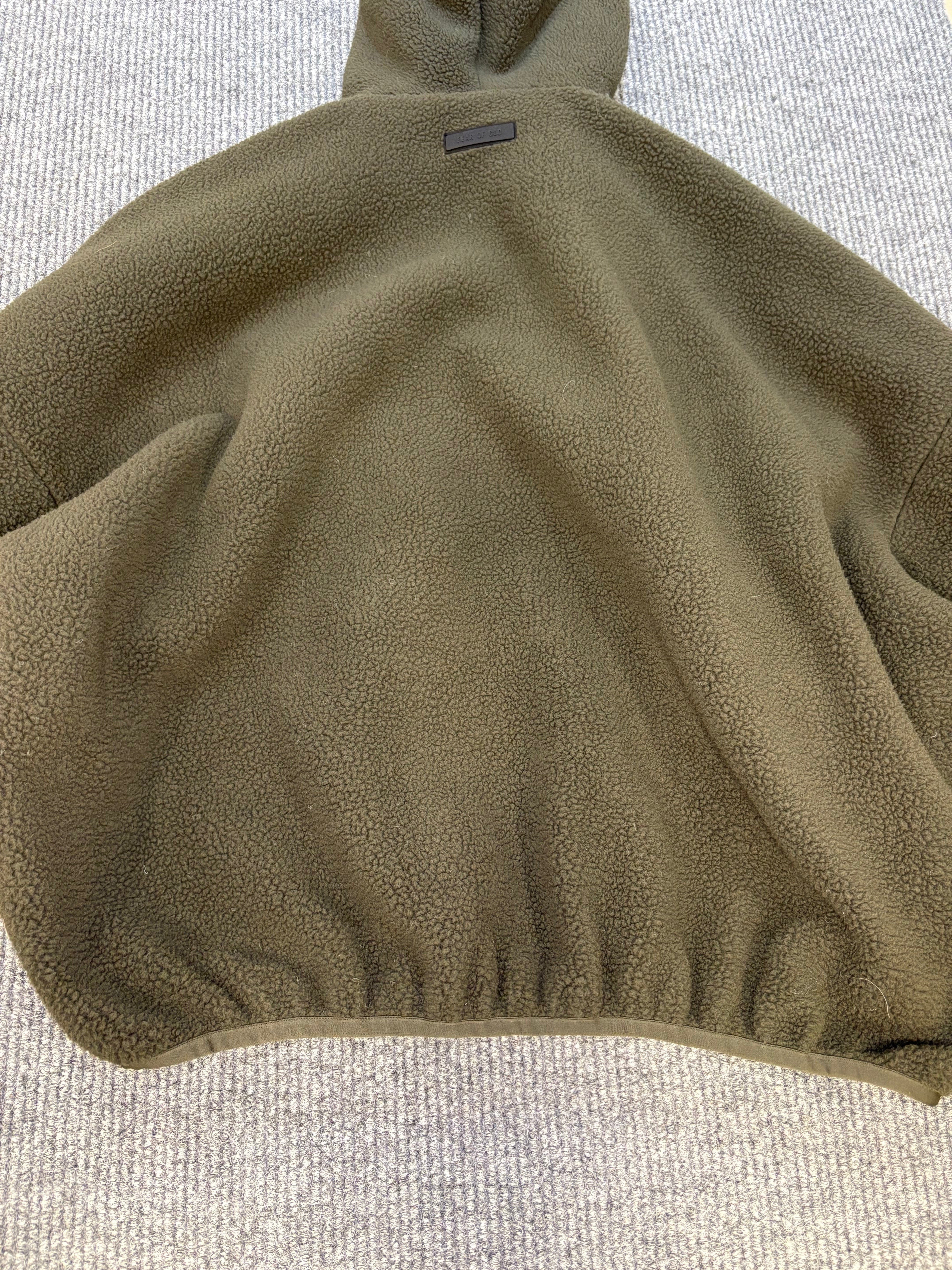 Essentials Fear Of God Fleece Olive XL