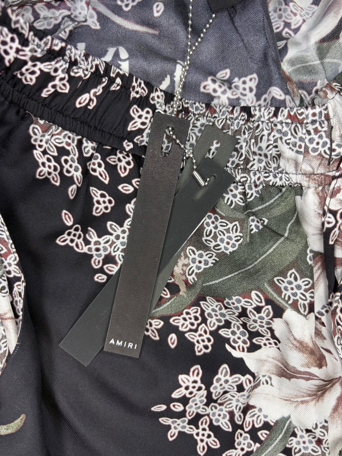 Amiri Hibiscus Short Black M