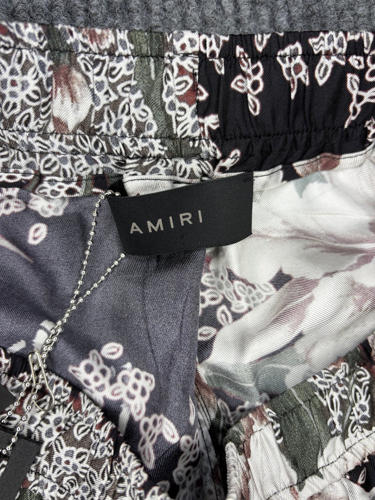 Amiri Hibiscus Short Black M