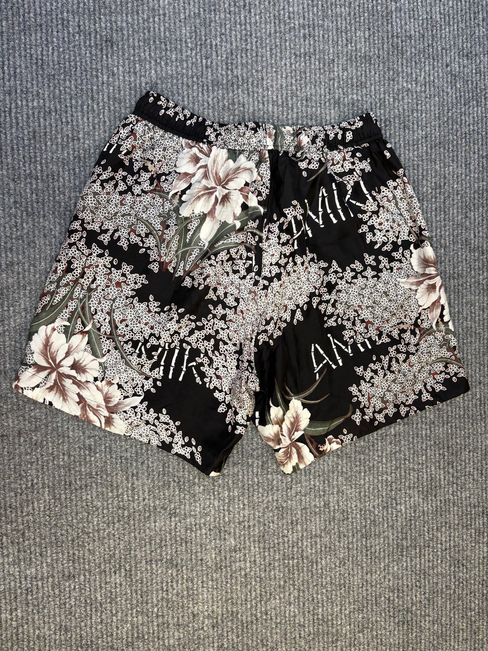 Amiri Hibiscus Short Black M