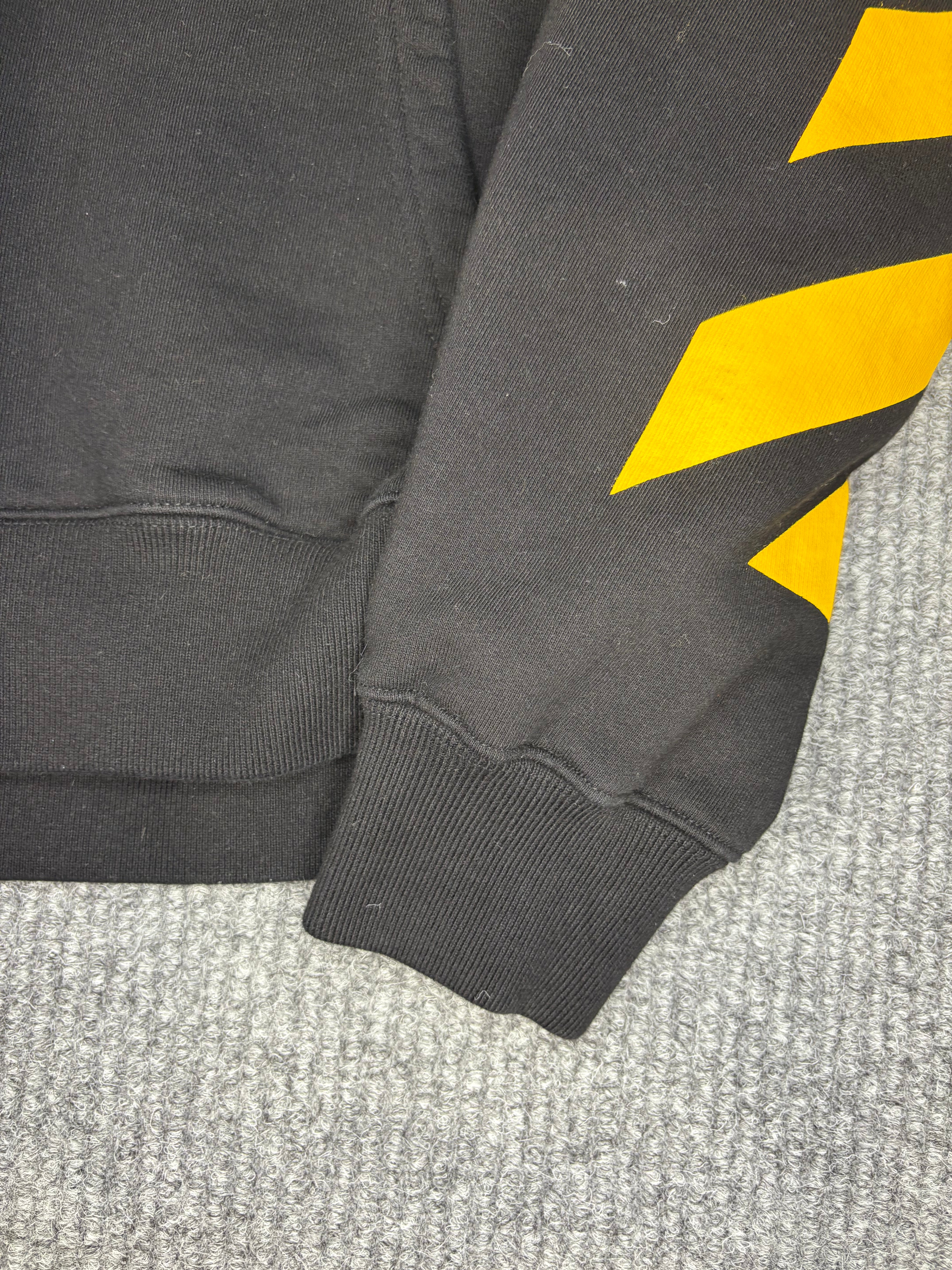 Off-White Hoodie Caravaggio Black Yellow M