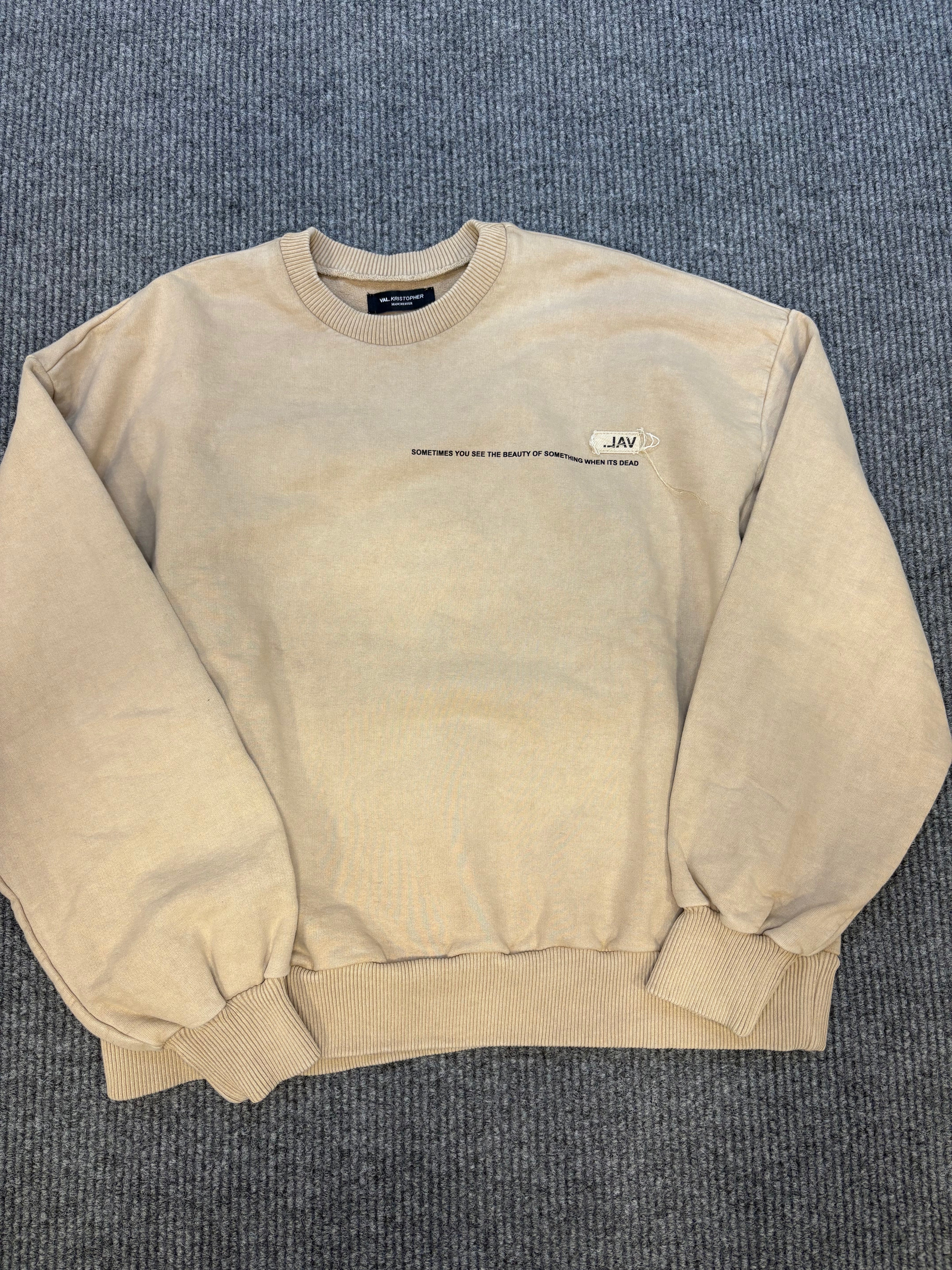 Val Kristopher Crewneck Beige XL