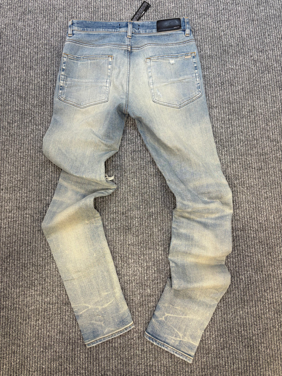 Amiri Bandana Distressed Pants 46