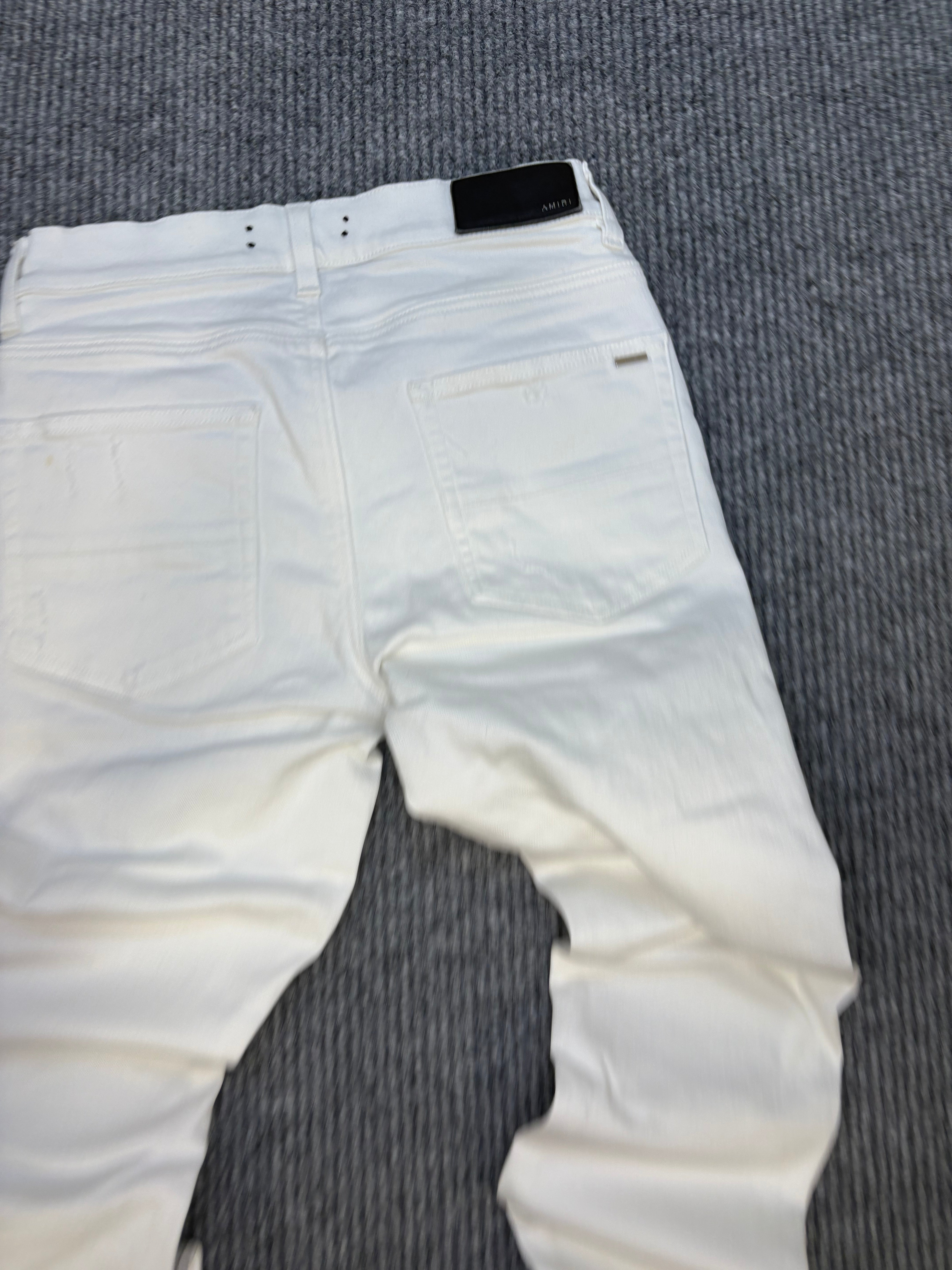 Amiri Pants MX1 White 46