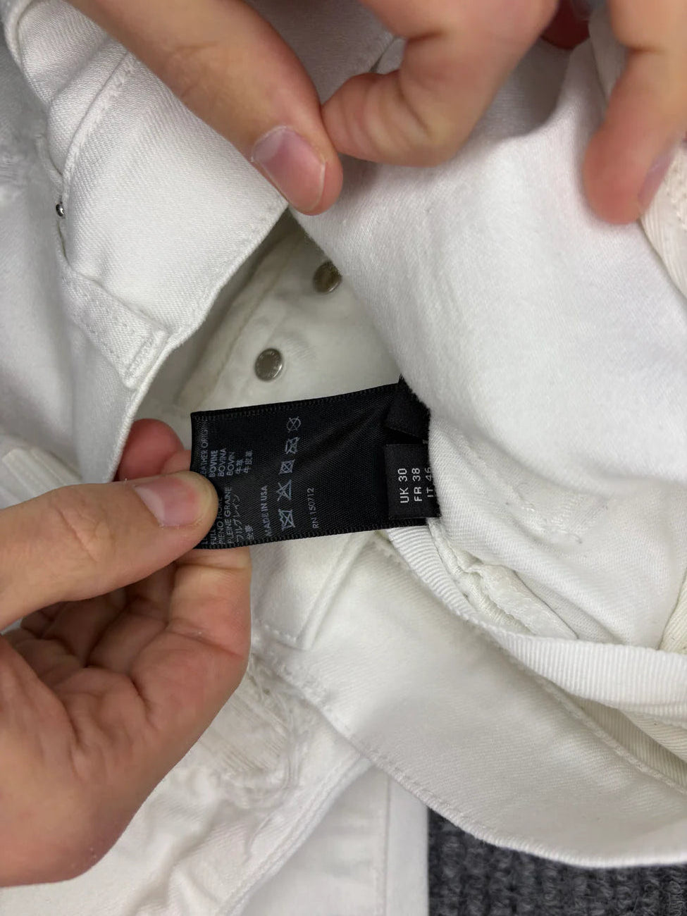 Amiri Pants MX1 White 46